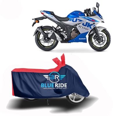 BLOERIDE Two Wheeler Cover for Suzuki(Gixxer SF 250, Red, Blue)