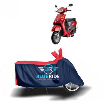 THE REAL ARV Waterproof Two Wheeler Cover for Universal For Bike(Yo EXL, Red, Blue)