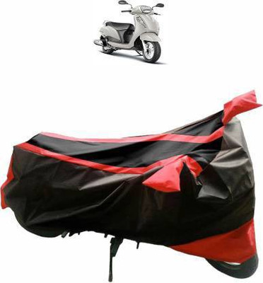 WONAK Waterproof Two Wheeler Cover for Suzuki(Access 125, Red, Black)