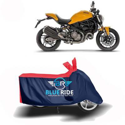 BLORIDE Two Wheeler Cover for Ducati(Monster 82, Red, Blue)