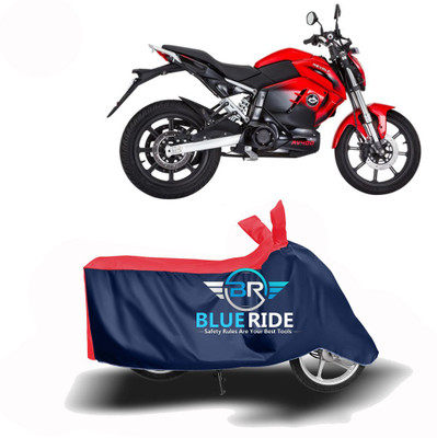 BLOERIDE Two Wheeler Cover for Revolt(RV 400, Red, Blue)