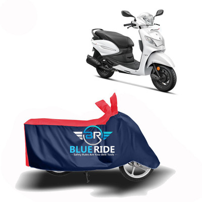 BLORIDE Two Wheeler Cover for Hero(Pleasure+ 110, Red, Blue)