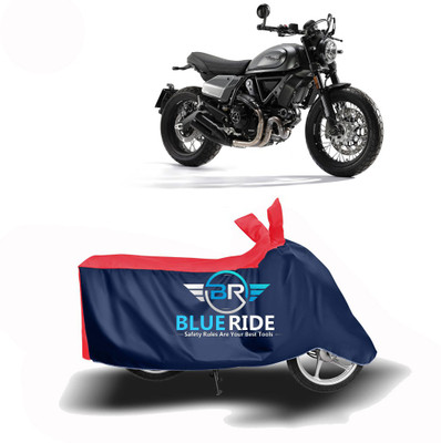 BLORIDE Two Wheeler Cover for Ducati(Scrambler, Red, Blue)