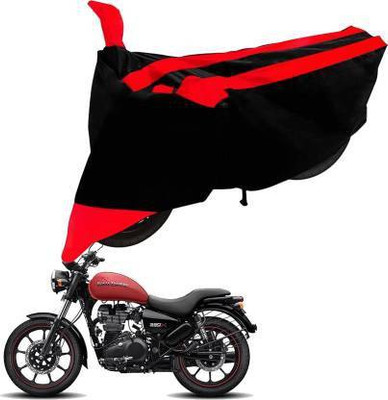 WONAK Waterproof Two Wheeler Cover for Royal Enfield(Thunderbird 350, Red, Black)