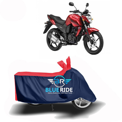BLOERIDE Two Wheeler Cover for Yamaha(FZ16, Red, Blue)