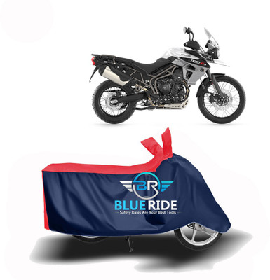 BLORIDE Two Wheeler Cover for Triumph(Tiger 800, Red, Blue)