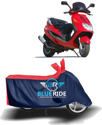 BLOERIDE Two Wheeler Cover for Kinetic(Blaze, Red, Blue)