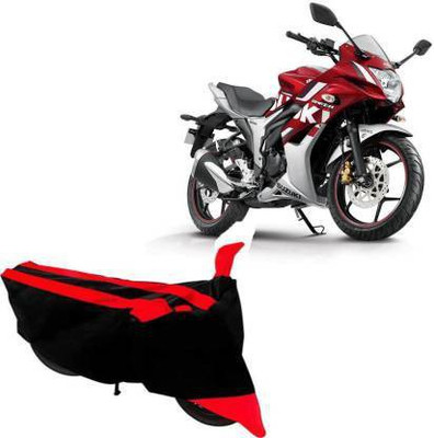 WONAK Waterproof Two Wheeler Cover for Suzuki(Gixxer SF 250, Red, Black)