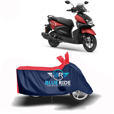 BLOERIDE Two Wheeler Cover for Yamaha(RayZR 125 Fi, Red, Blue)
