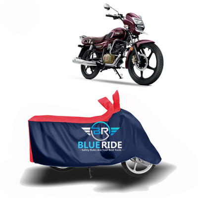 BLOERIDE Two Wheeler Cover for TVS(Radeon, Red, Blue)