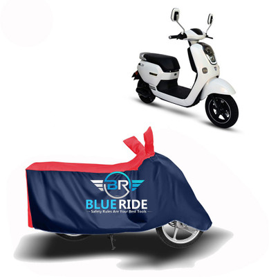 BLOERIDE Two Wheeler Cover for Okinawa(Lite, Red, Blue)