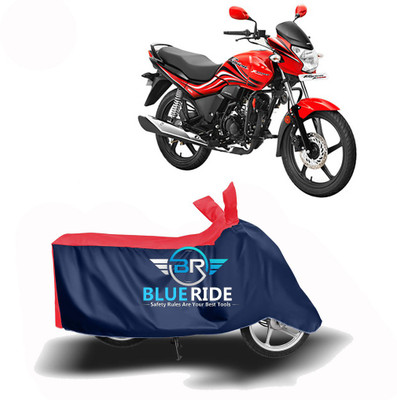 BLOERIDE Two Wheeler Cover for Hero(Passion Xpro, Red, Blue)