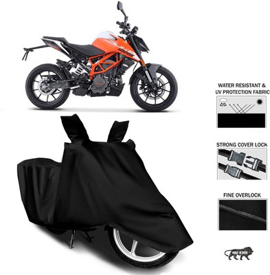 MBIX Waterproof Two Wheeler Cover for KTM(125 Duke, Black)