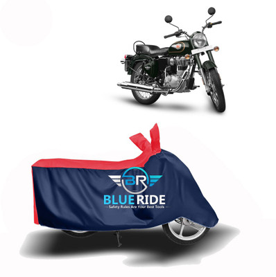 BLORIDE Two Wheeler Cover for Royal Enfield(Twin spark, Red, Blue)
