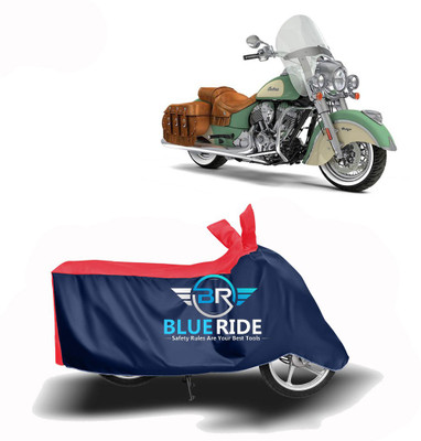 BLOERIDE Two Wheeler Cover for Indian(Chief, Red, Blue)