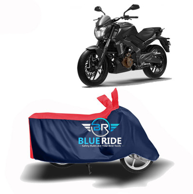 BLOERIDE Two Wheeler Cover for Bajaj(Dominar, Red, Blue)