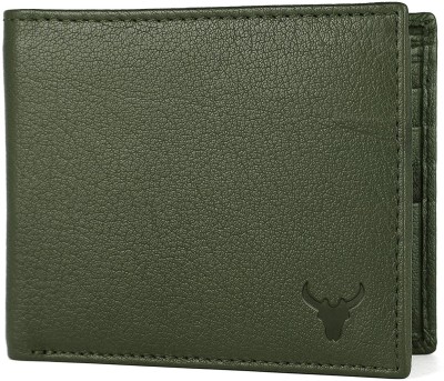 napa hide Men Formal, Casual, Travel Green Genuine Leather Wallet(5 Card Slots)