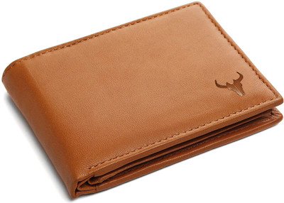 napa hide Men Casual Tan Genuine Leather Wallet(5 Card Slots)