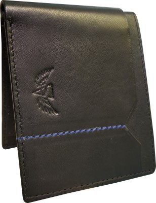 SnW Enterprises Men Casual Blue Genuine Leather Wallet(3 Card Slots)