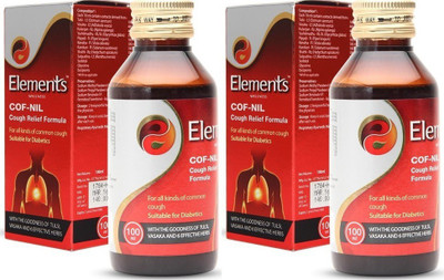 Elements WELLNESS Cof Nil Cough Relief(Pack of 2, 200 ml)