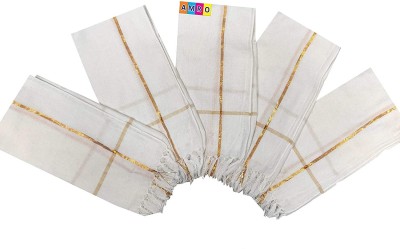 AMRO HOME NEEDS Cotton 200 GSM Hair, Bath, Beach, Face, Hand, Sport Gamcha Set(Pack of 5)