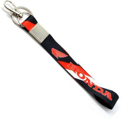 Golden Lion Premium Quality Fabric Honda Logo Hook Key Chain for Bike Lover Key Chain Key Chain