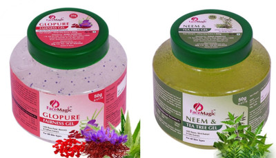 FACE MAGIC Neem tea tree FACE gel 500ml pack of 2(2 Items in the set)