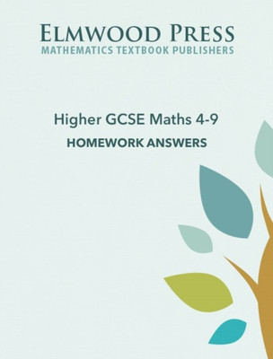 Higher GCSE Maths 4-9 Homework Answers(English, Paperback, White Michael)