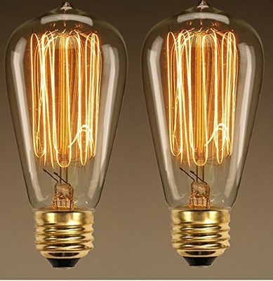 RSP Quality Bit 40 W Basic Decorative E27 LED Bulb(Yellow, Pack of 2)