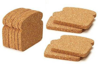 SEPARATE WAY Triangle Reversible Wood Coaster Set(Pack of 10)