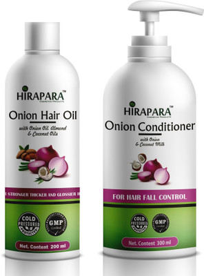 HIRAPARA Onion Oil & Conditioner Kit(2 Items in the set)