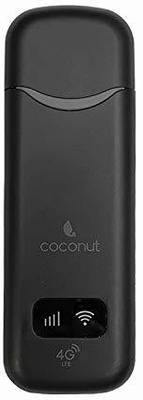 Coconut WUD 04 Dongle with All sim Support | 4g Data Card with WiFi Hotspot | Fast 4g WiFi dongle Data Card  (Black)