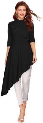 GSDK FASHION Women Asymmetric Black Dress