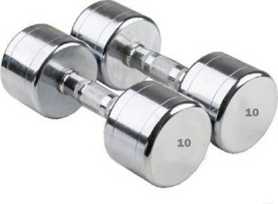 vnh Pair of 10KG Steel Dumbbells(10X2KG) Fixed Weight Dumbbell(20 kg)