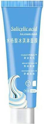Glamezone Salicylic Acid Ultra Cleansing Ice Cream Mask Acne Fades Moisturizing 120ml(120 ml)