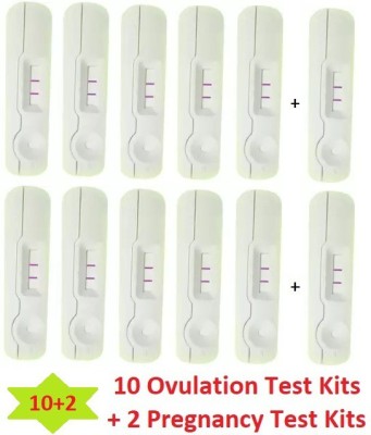 WebMedia Ovulation Testing Strips Ovulation Kit(12 Tests, Pack of 12)