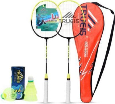 TRUE 15 ULTRA RAQUET RED COVER WITH 3 PC ULTRA SHUTTLE Badminton Kit Badminton Kit