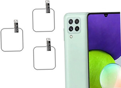 EZGER Back Camera Lens Glass Protector for Samsung Galaxy F22(Pack of: 3)