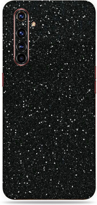 Satisfactory Realme X50 Pro Mobile Skin(Black-Glitter Skin With Matte Finish)
