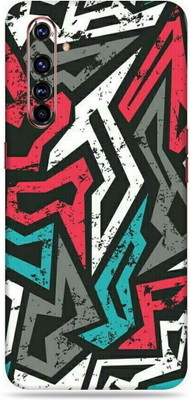 Satisfactory Realme X50 Pro Mobile Skin(Abstract-Mad-Angle Skin With Matte Finish)