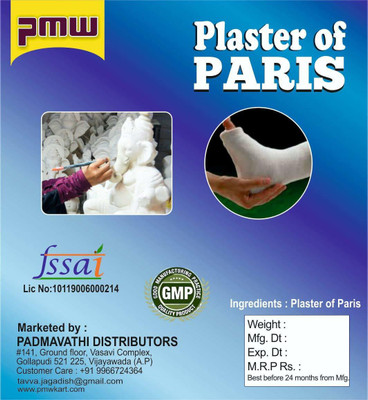 PMW Plaster Of Paris - 1 Kilo Crack Filler(1 kg)