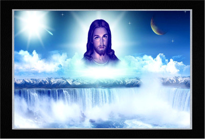 Bhawana Creation Digital Reprint 12 inch x 8 inch Painting(With Frame)