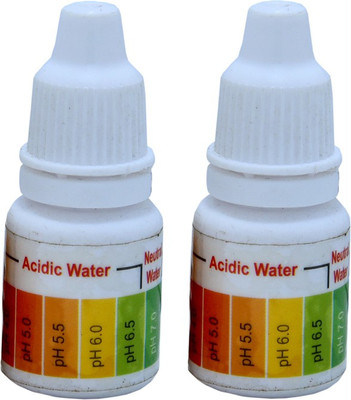 bioway PH TESTING LIQUID SOLUTION KIT BOTTLE 2PCS FOR TESTING RO/OTHER WATER Ph Test Strip(4 - 11)
