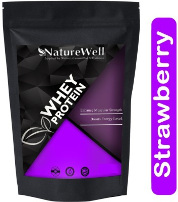 Naturewell Protein Plus Body Building Gym Supplement Whey Protein Powder Pro(AS2149) Whey Protein(1200 g, Strawberry)