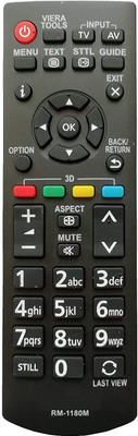 ZEDDY Remote Compatible for  LED LCD TV Remote PANASONIC Remote Controller(Black)