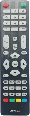 Nij LED-1902 LCD LED TV Remote Control ( Chake Image With Old Remote ) INTEX Remote Controller(Black)