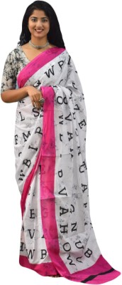 JAIPURI BLOCK PRINT Printed, Blocked Printed Bollywood Pure Cotton Saree(Pink)