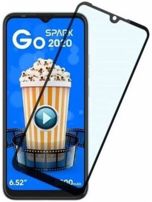 Gorilla Ace Edge To Edge Tempered Glass for Techno Spark 6 Go(Pack of 1)