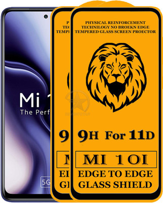 SEVEN7STAR Edge To Edge Tempered Glass for Xiaomi Redmi 10i(Pack of 2)