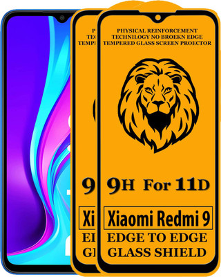 Dream Edge To Edge Tempered Glass for Mi Redmi 9(Pack of 2)